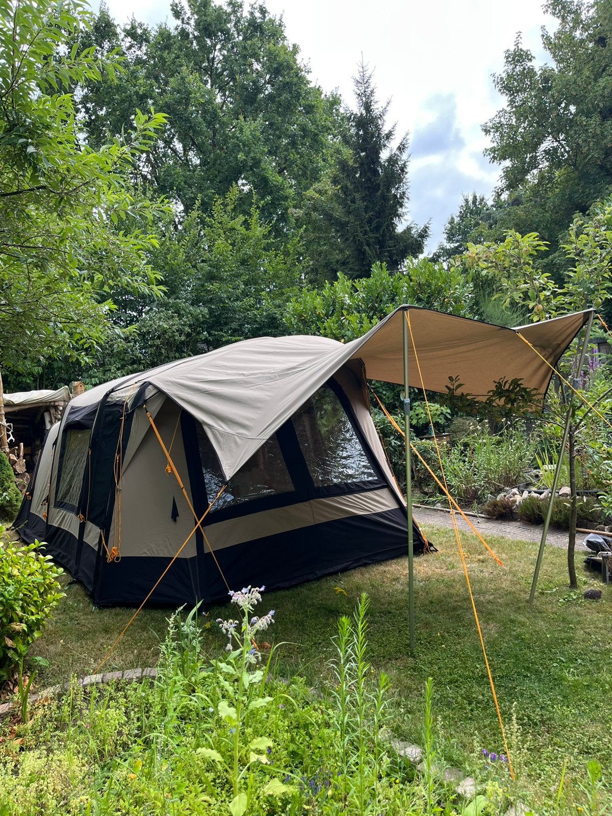 RW Navarro Air 310 opblaasbare tent 4persoons, Ophalen, Zo goed als nieuw, Tot en met 4