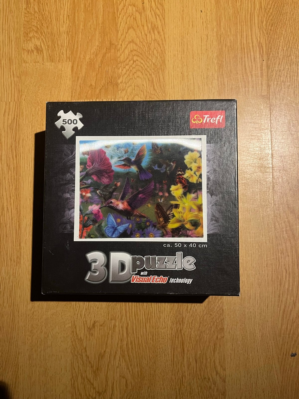 Trefl 3D Puzzel Kolibries en Vlinders 500 stukjes, Ophalen of Verzenden, 500 t/m 1500 stukjes, Gebruikt, Rubik's of 3D-puzzel