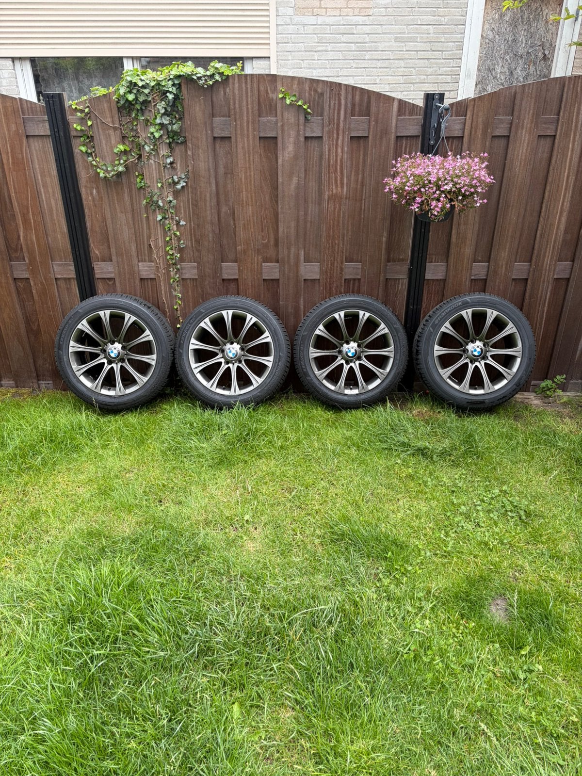 BMW 166 M Replica Velgen 17” + NIEUWE Hankook 4S All Season, Ophalen, Banden en Velgen, Nieuw, 17 inch