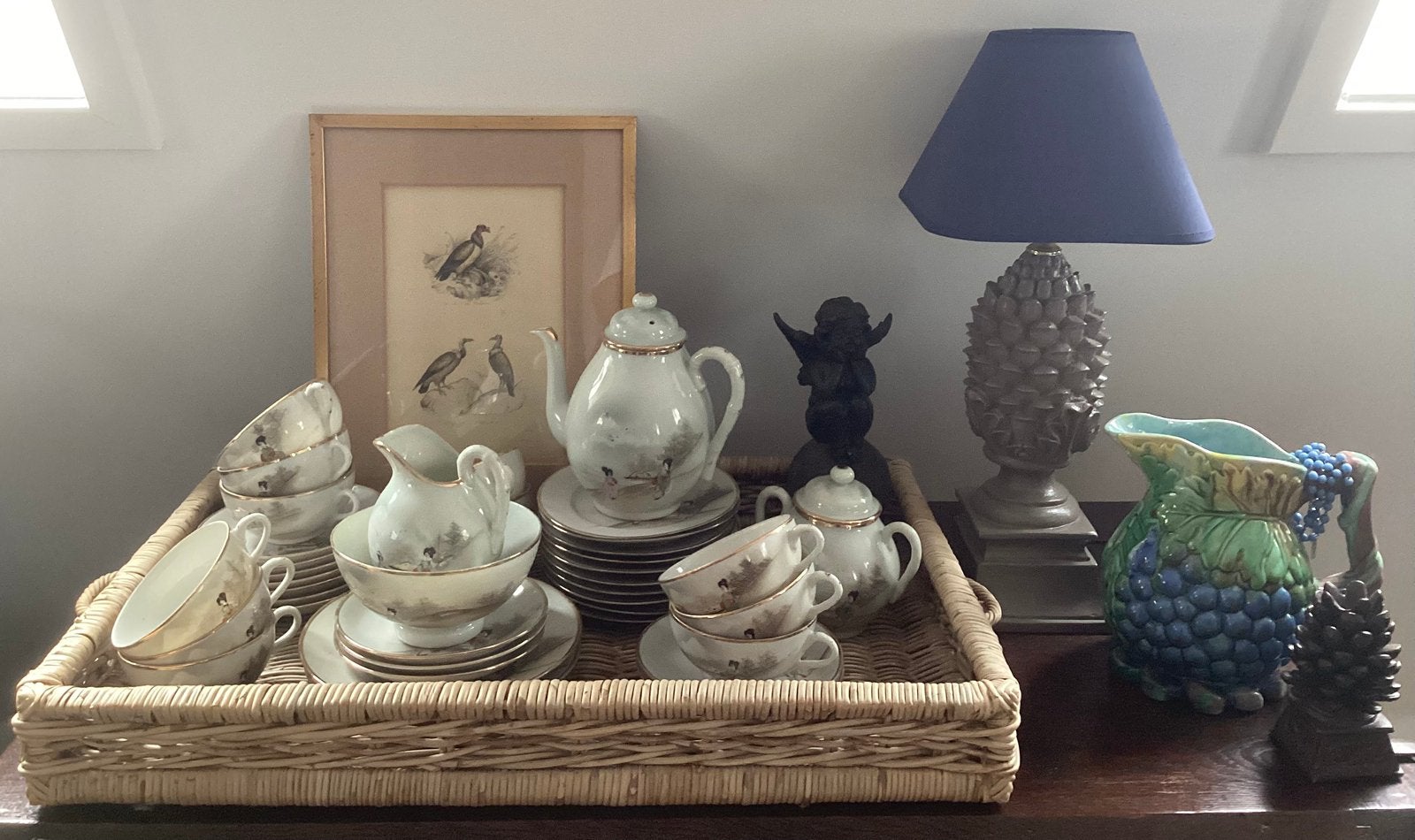 VINTAGE JAPANS SERVIES, Antiek en Kunst, Ophalen