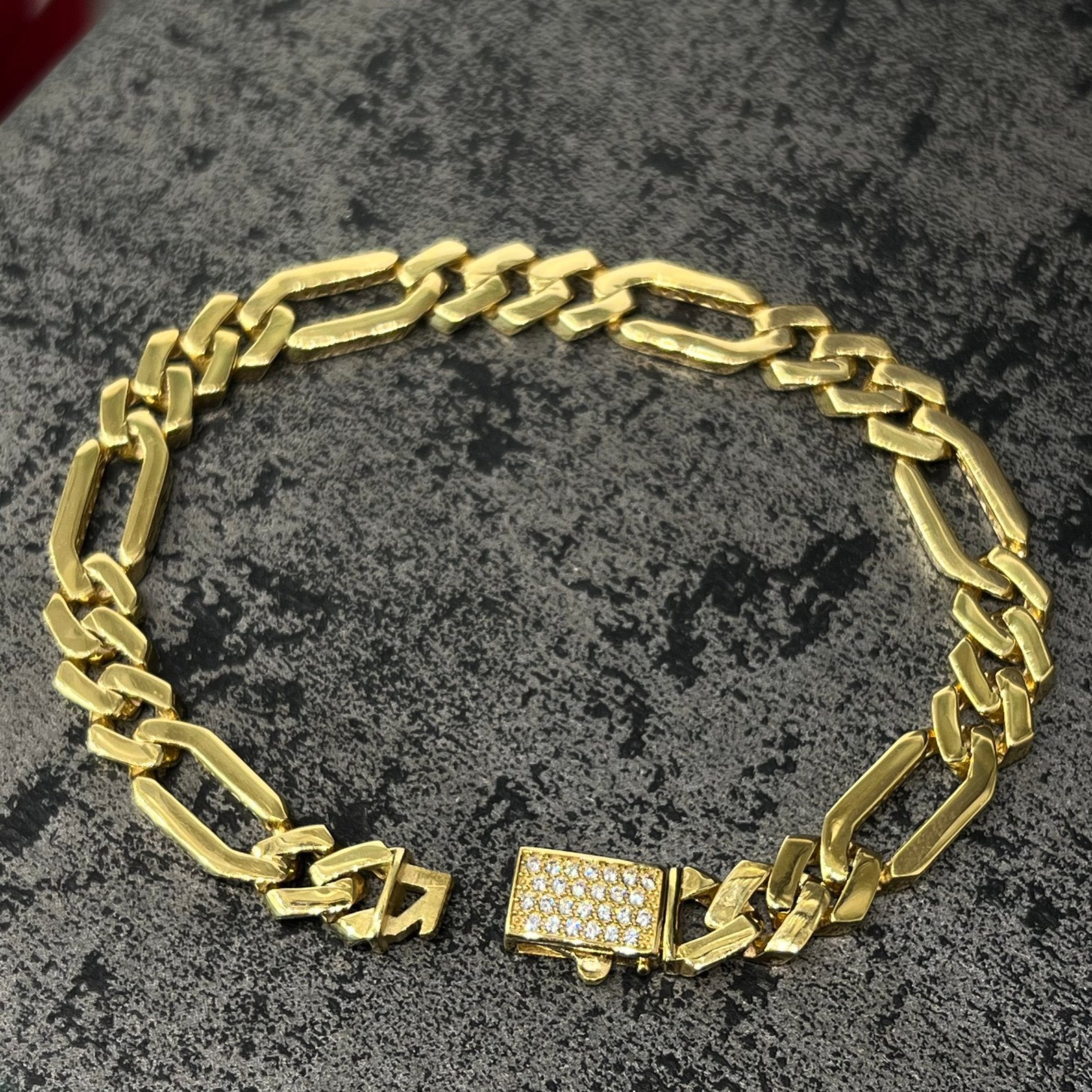14k gouden armband met bakslot, Ophalen of Verzenden, Nieuw, Goud, Goud
