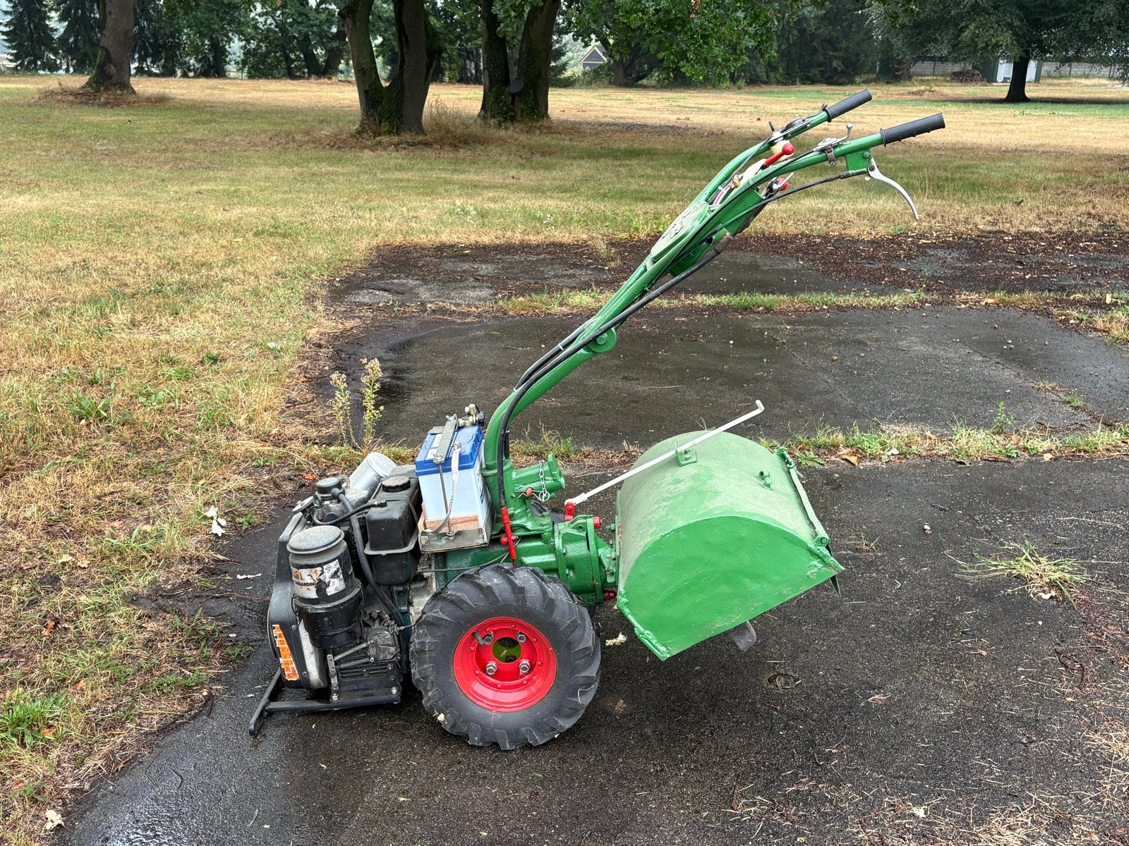 Tuinfrees met dieselmotor, Ophalen, Gebruikt, Accu, Tuinfrees