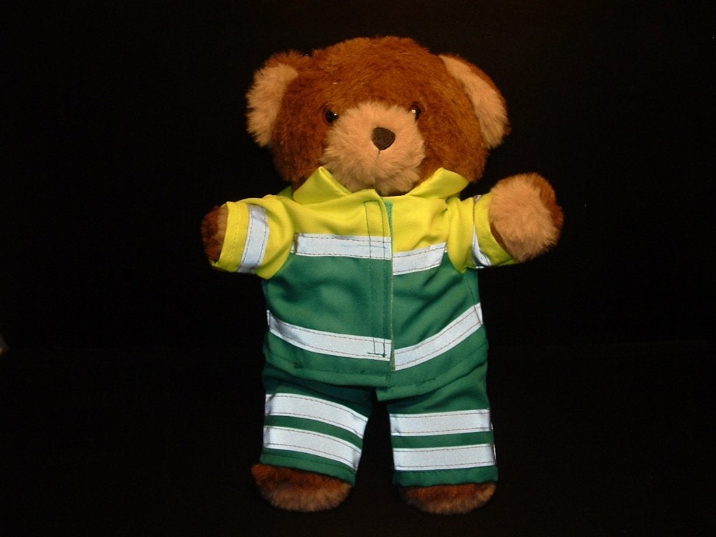 STICHTING AMBULANCE WENS TROOSTBEER PLUCHE BRUIN MET, Kinderen en Baby's, Verzenden, Nieuw, Overige typen