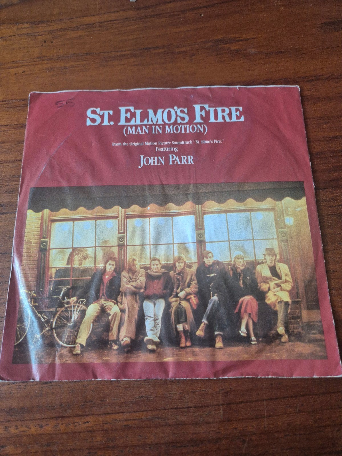 John Parr - St. Elmo's Fire (Man in Motion) Single, Ophalen of Verzenden, Gebruikt, Filmmuziek en Soundtracks