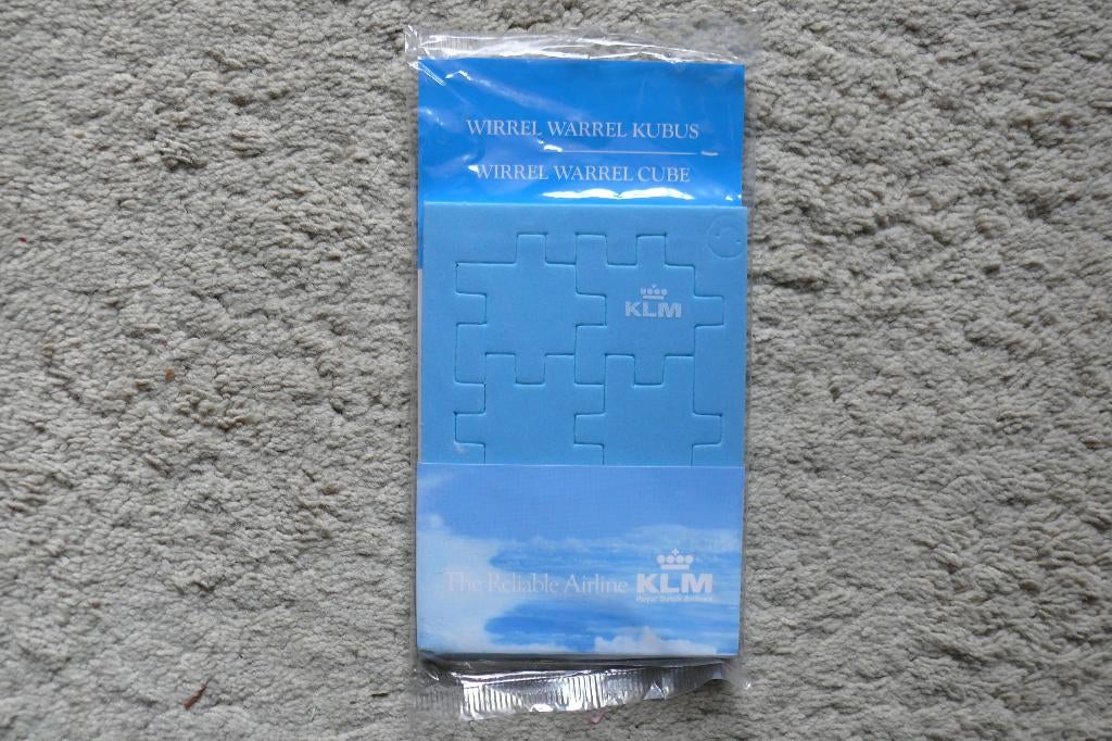 KLM spelletje vintage , wirrelwarrelkubus, Ophalen of Verzenden, Nieuw, Overige typen