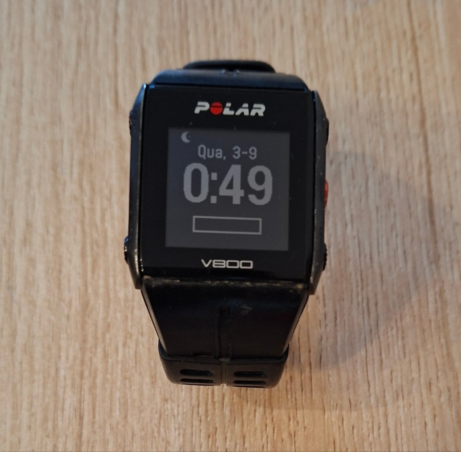 Polar V800 sporthorloge - Uitstekend werkend, Gebruikt, Zwart, Hoogte, Ophalen of Verzenden
