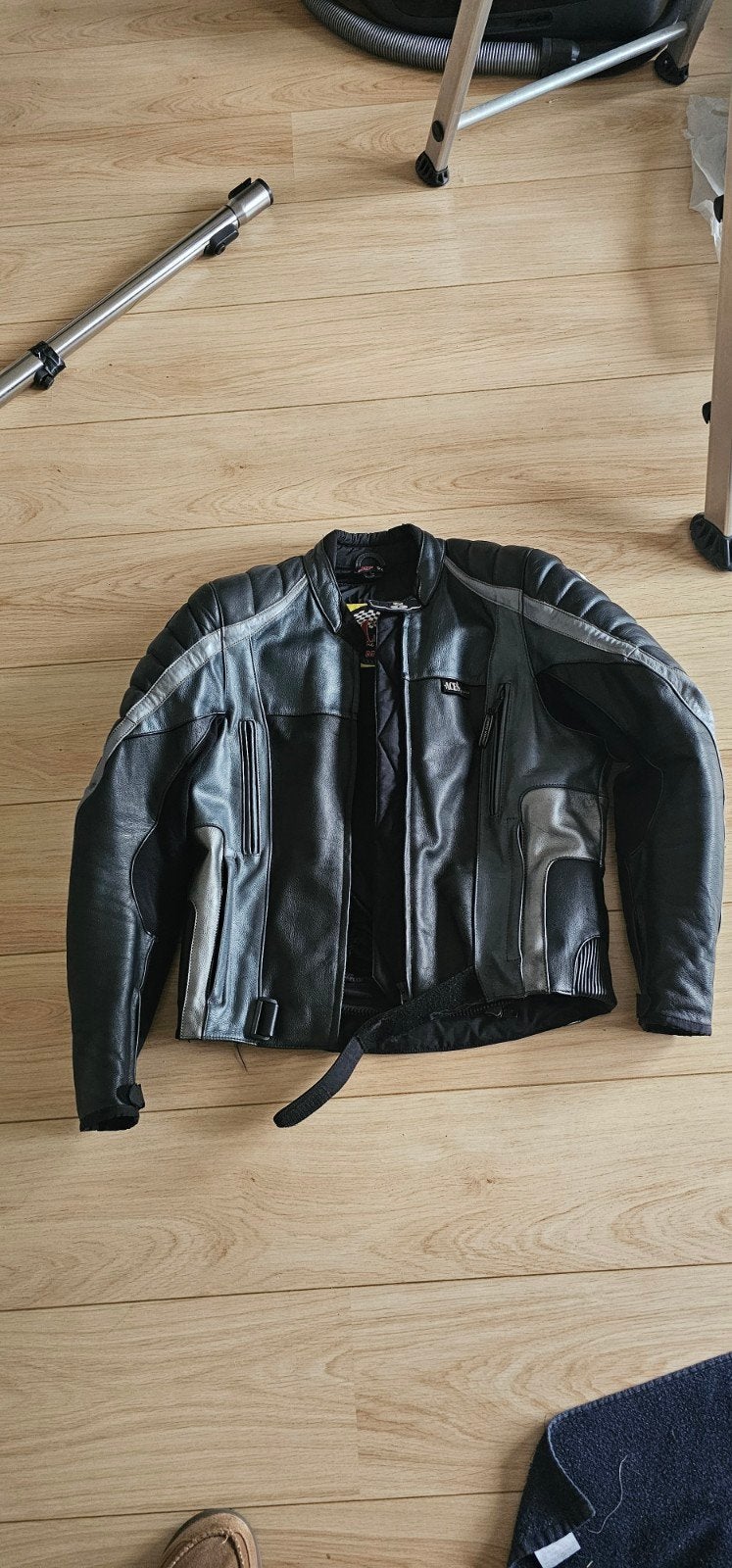 MQP Aces Leren Motorjas - Maat 52, Ophalen of Verzenden, Tweedehands, Jas | leer, MQP
