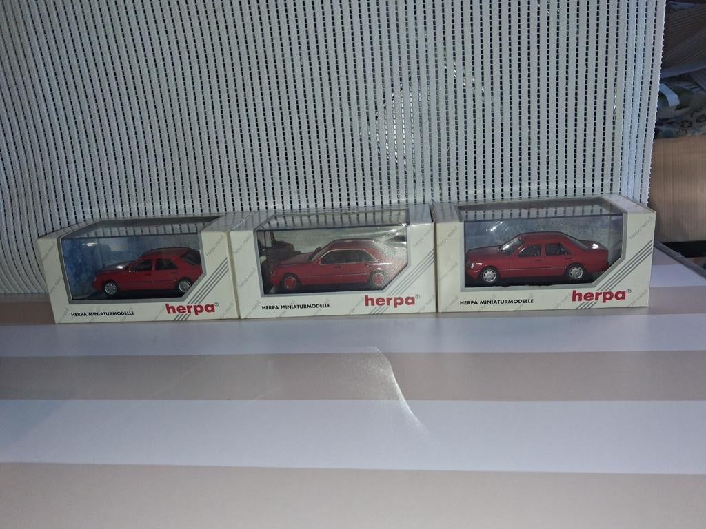 3x Herpa: Mercedes, Ophalen of Verzenden, Auto, Overige merken