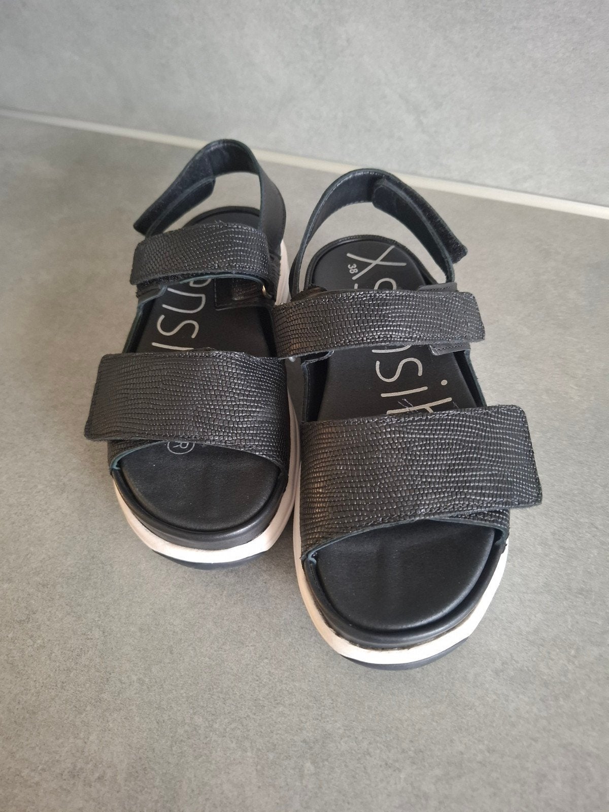 Nieuwe Xsensible zwarte sandaal maat 38H, Xsensible, Zwart, Nieuw, Sandalen of Muiltjes