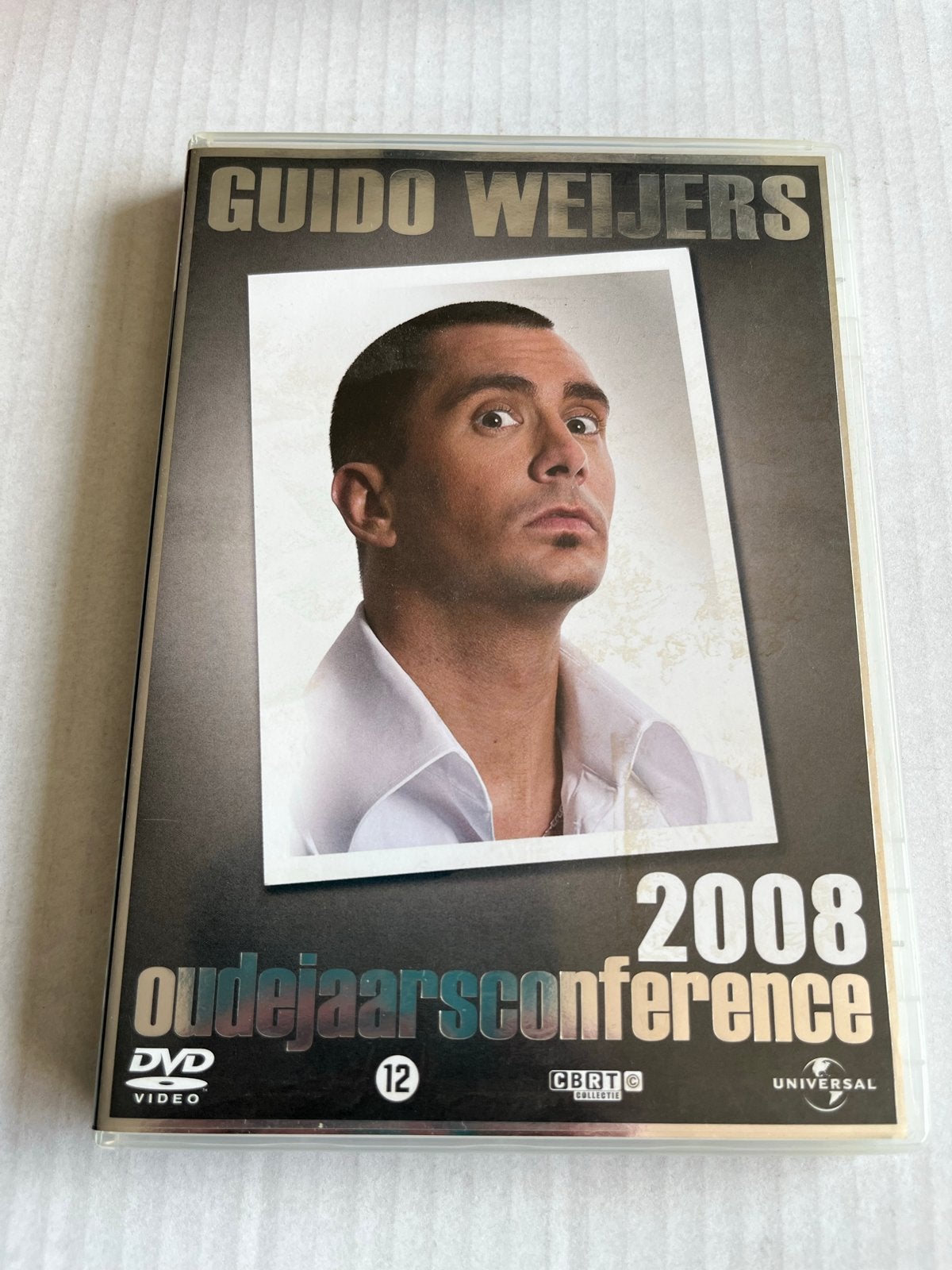 Guido Weijers - Oudejaarsconference 2008 DVD, Stand-up of Theatershow, Guido Weijers, Vanaf 12 jaar, Gebruikt