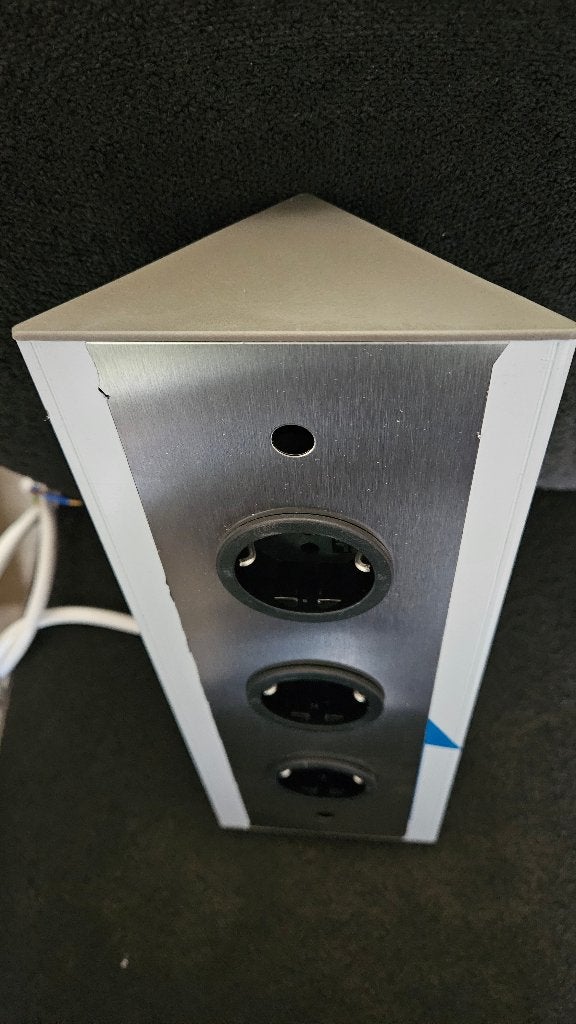 Nieuw hoekstopcontact RVS van Thebo 175863203, Ophalen, Minder dan 50 cm, Meerkleurig, Nieuw