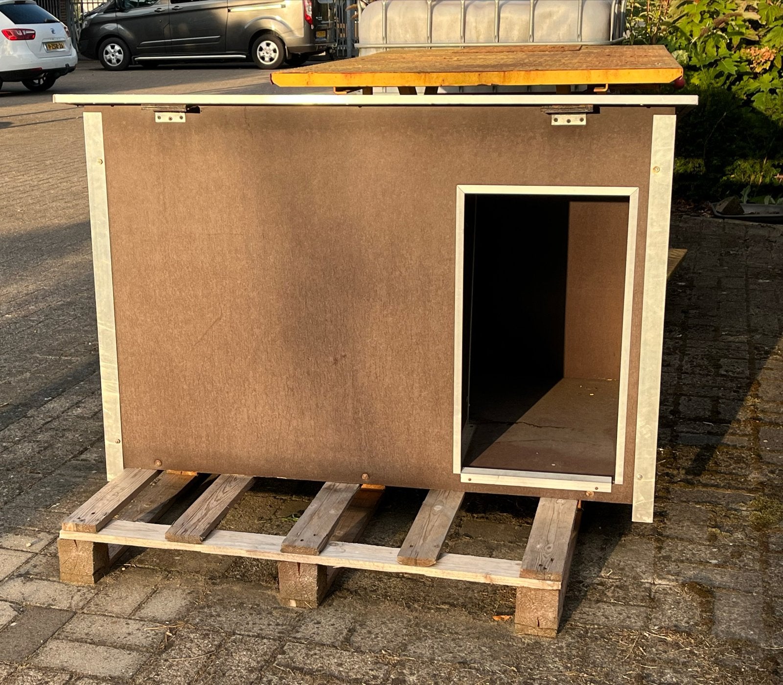 Honden nachthok ongeïsoleerd, Ophalen, 65 tot 100 cm, Hondenhok, 110 cm of meer