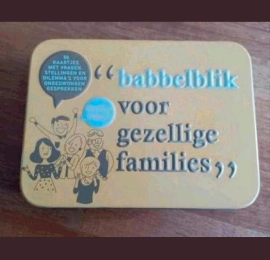 Babbelblik voor gezellige families, Hobby en Vrije tijd, Gezelschapsspellen | Kaartspellen, Vijf spelers of meer, Ophalen of Verzenden