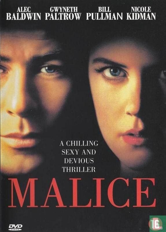 Malice (Harold Becker), Vanaf 16 jaar, Ophalen of Verzenden, Zo goed als nieuw, Nederlands