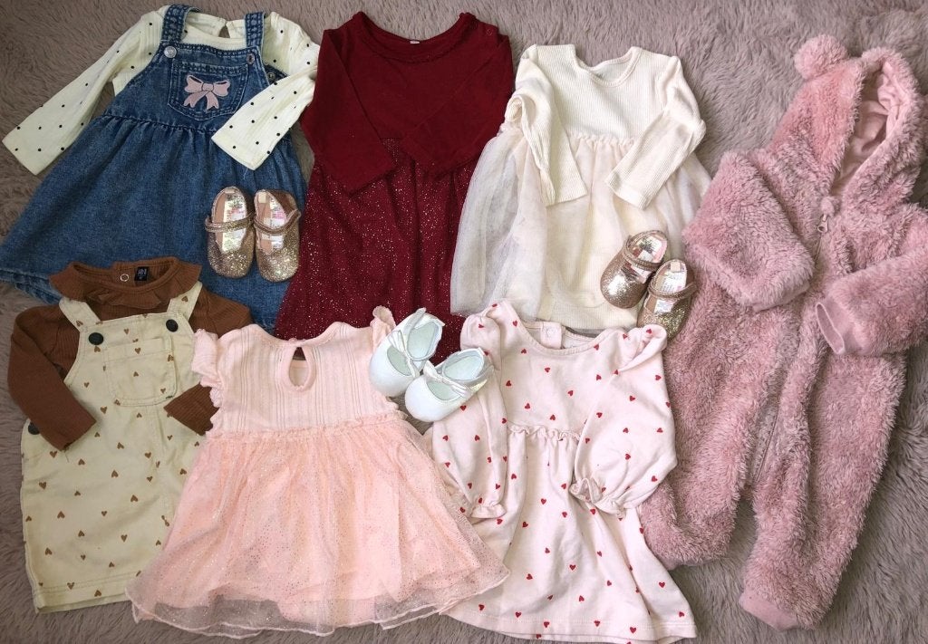 Te koop baby meisjeskleding pakket, Ophalen, Zo goed als nieuw, Overige maten