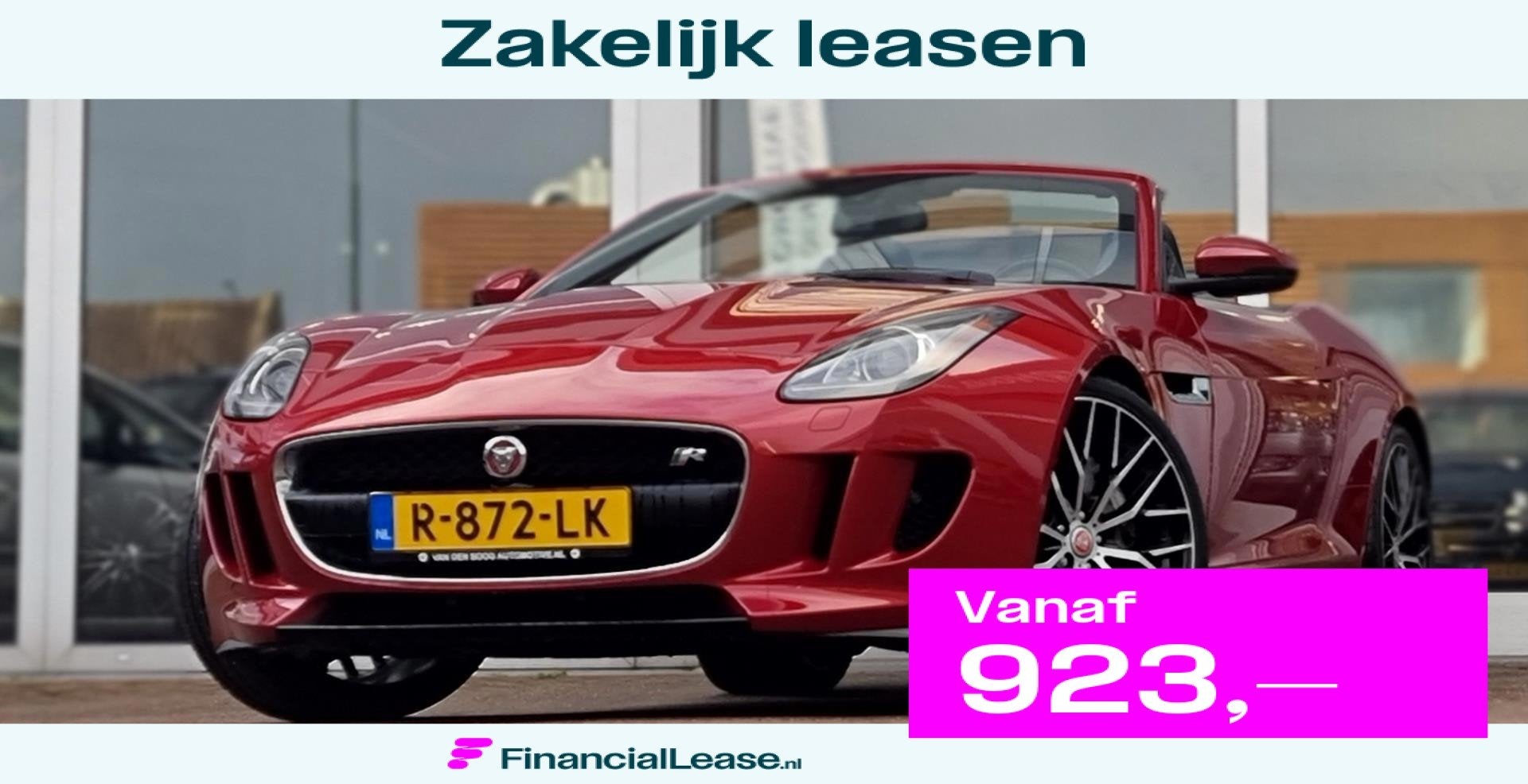 Jaguar F-TYPE 3.0 V6 Convertible Full options 21" LM Velgen, Automaat, Achterwielaandrijving, 2995 cc, Cabriolet