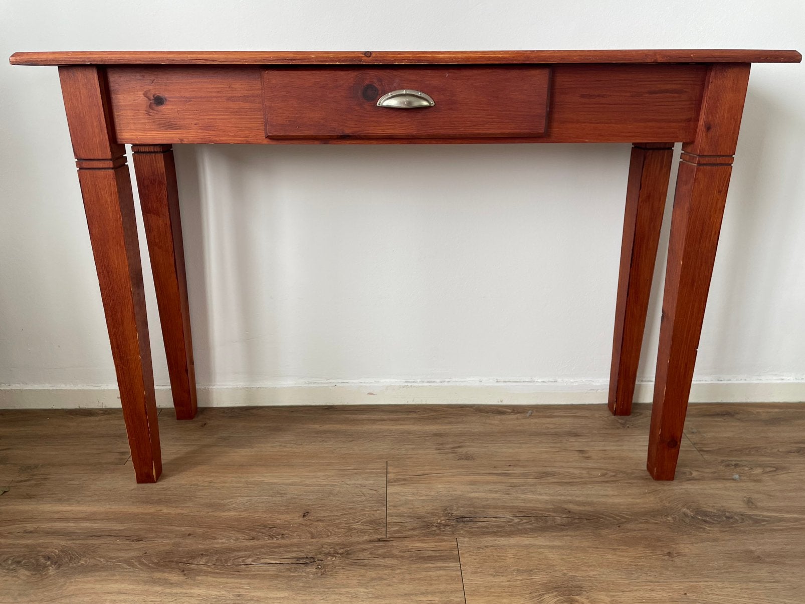 Houten kaptafel, Ophalen, 100 tot 150 cm, Zo goed als nieuw, Overige houtsoorten