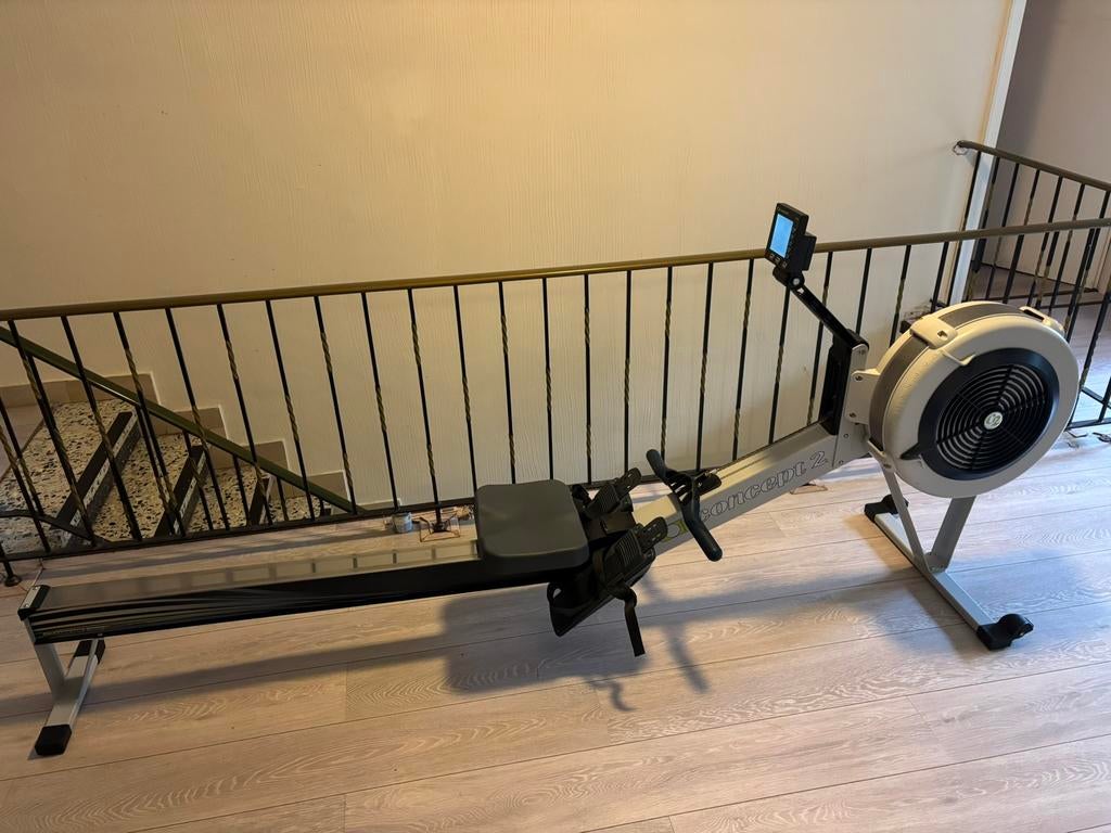 Concept2 Model D Roeitrainer met PM5, Ophalen, Benen, Zo goed als nieuw, Metaal