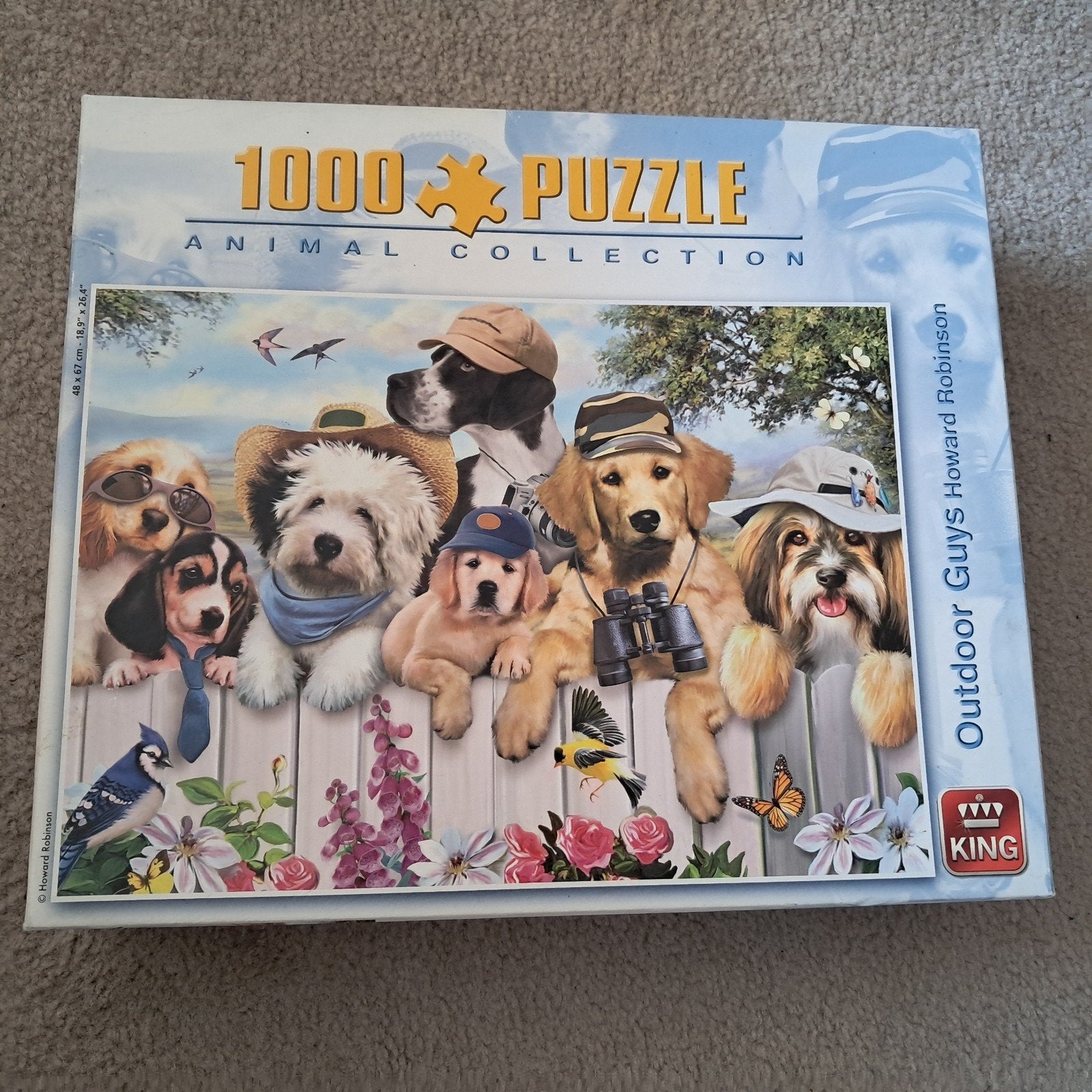 Puzzels honden, Ophalen of Verzenden, 500 t/m 1500 stukjes, Gebruikt, Legpuzzel