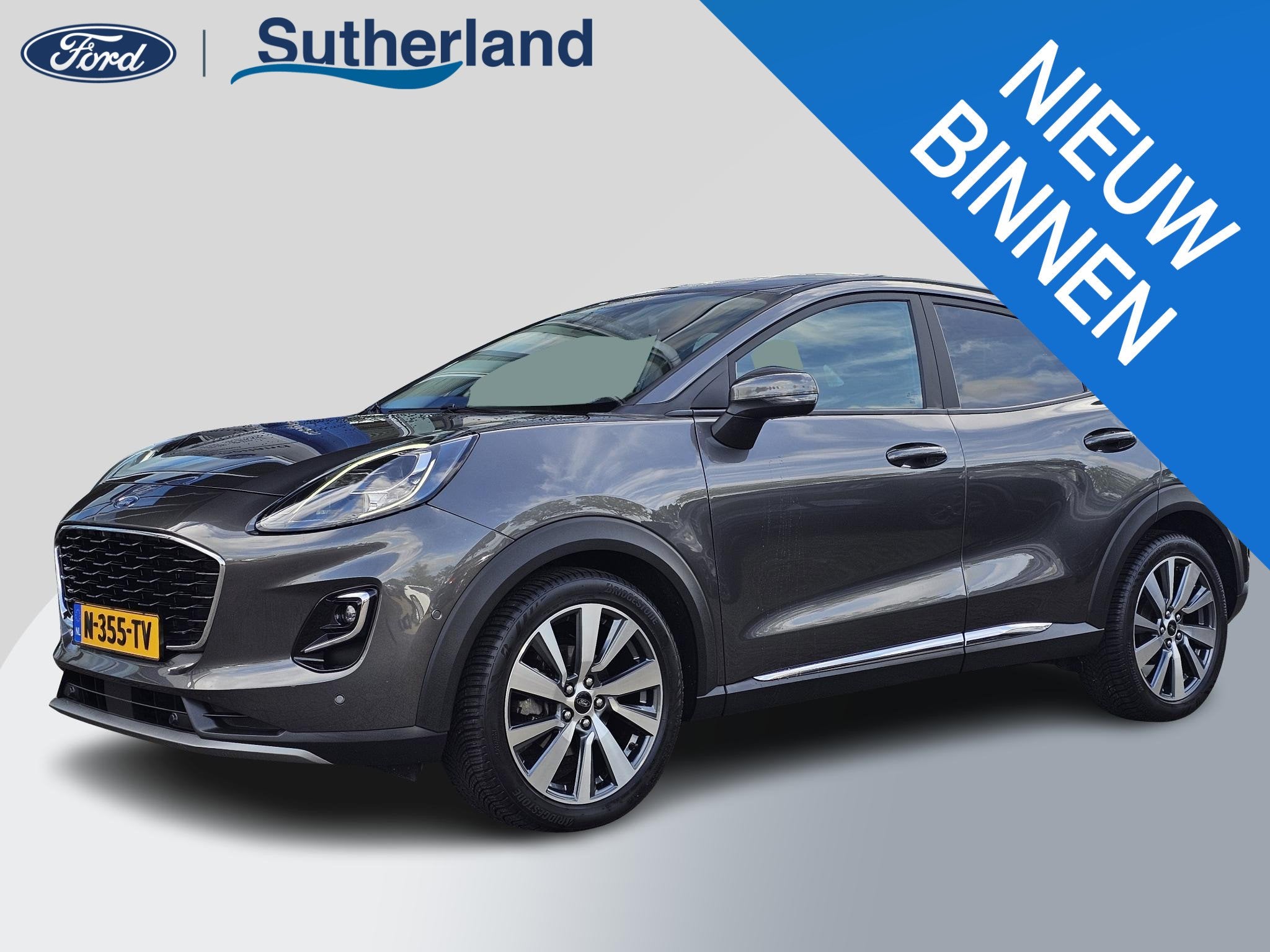 Ford Puma 1.0 EcoBoost Hybrid Titanium X Adaptive cruise con, Auto's, 1272 kg, Euro 6, 3 cilinders, SUV of Terreinwagen