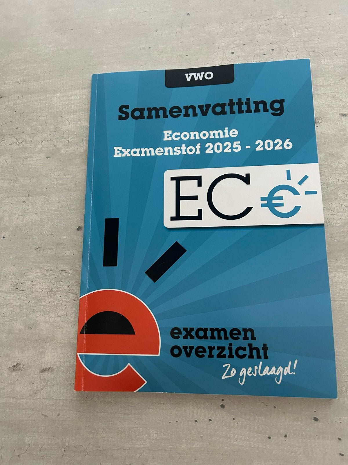 Samenvatting Economie VWO Examenstof 2025-2026, Ophalen of Verzenden, Gamma, Zo goed als nieuw, WO