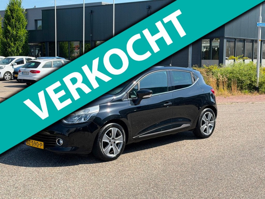 Renault Clio 0.9 TCe ECO Night&Day Navi Airco Cruise, 540 kg, Zwart, Origineel Nederlands, Handgeschakeld