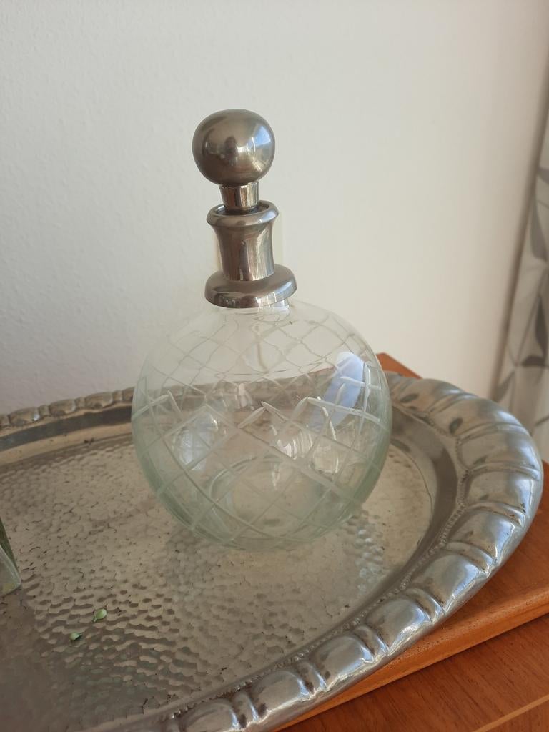 Glazenier op dienblad, Ophalen of Verzenden