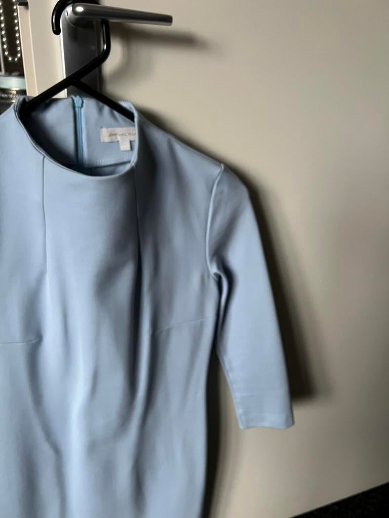 Lichtblauwe Portlavande jurk maat 36, Blauw, Ophalen of Verzenden, Knielengte, Maat 36 (S)