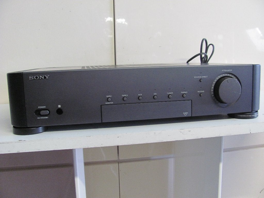 SONY model TA-S7 INTEGRATED STEREO AMPLIFIER, Gebruikt, Ophalen of Verzenden, Sony, 120 watt of meer