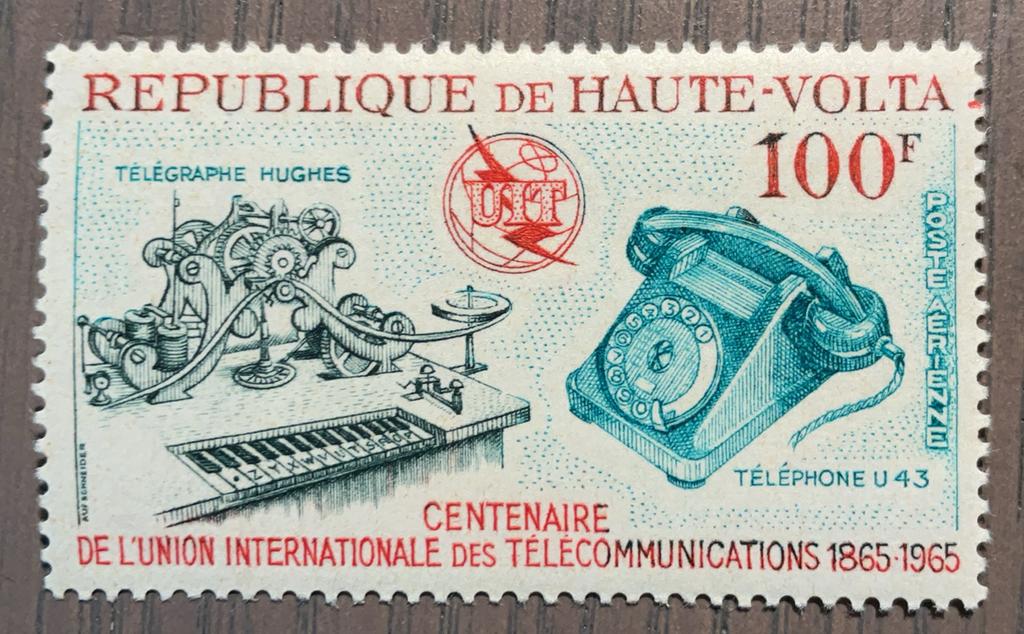 Opper Volta - telefonie telecommunicatie, Ophalen of Verzenden, Overige landen, Postfris