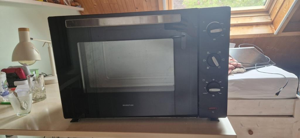 Inventum ruime vrijstaande oven, Witgoed en Apparatuur, Ovens, Ophalen, Minder dan 45 cm, Gebruikt, Inventum