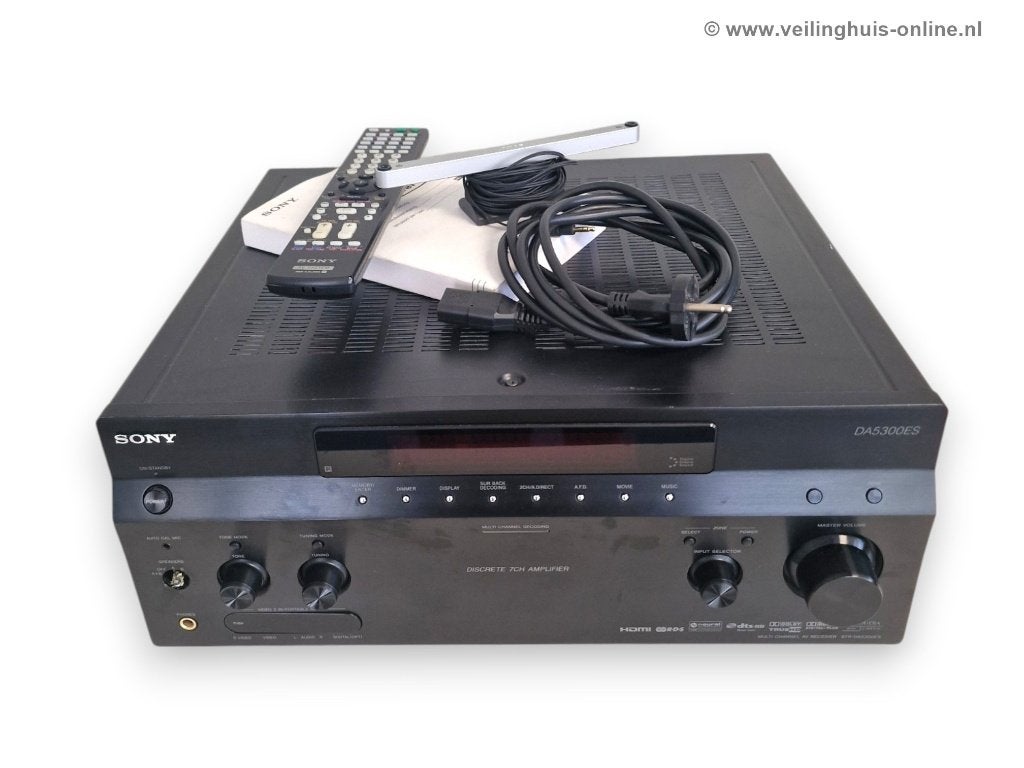 Multi Channel AV-receiver/ versterker, Ophalen, Gebruikt, Sony, 120 watt of meer