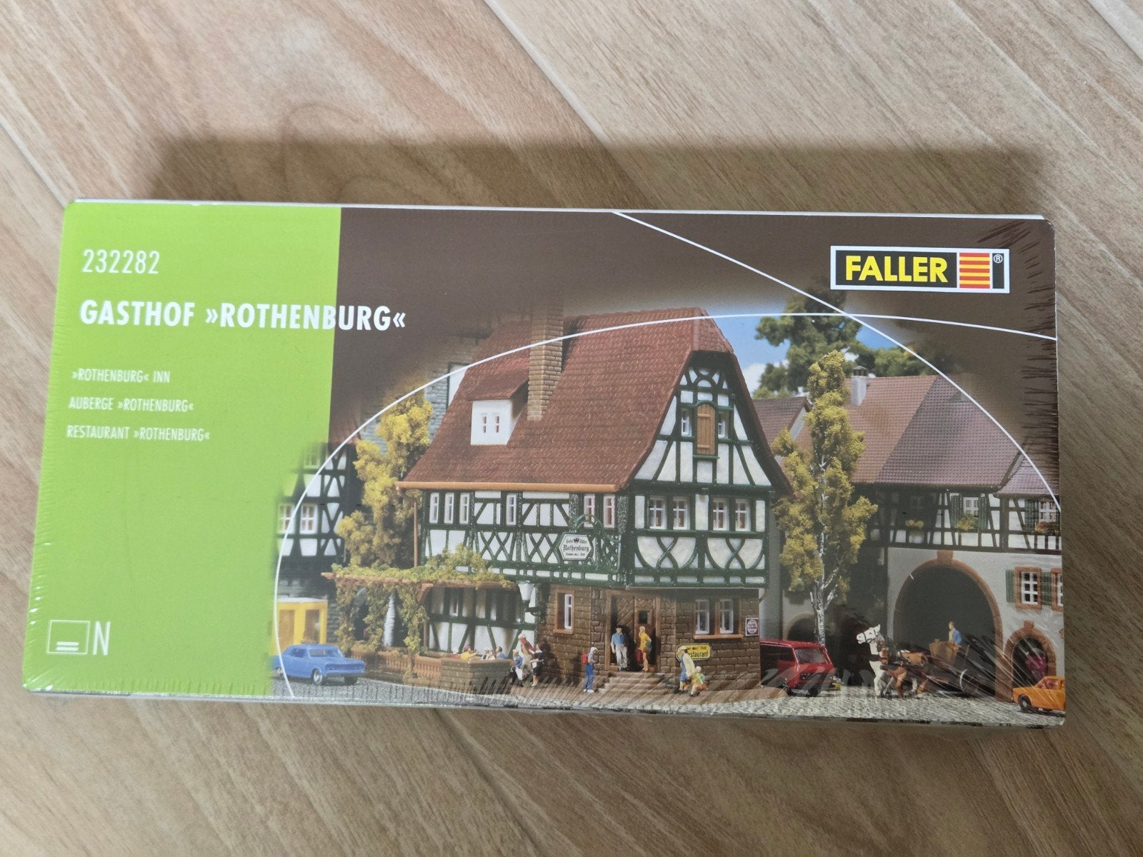 Faller 232282 Restaurant Rothenburg N - Nieuw in verpakking, Hobby en Vrije tijd, Modeltreinen | N-Spoor, Ophalen of Verzenden