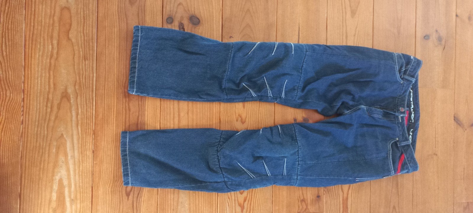 Motorbroek maat M spijkerstof, Motoren, Ophalen of Verzenden, Tweedehands, Broek | textiel