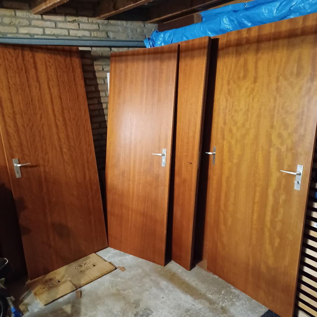 Opdekdeuren, Ophalen, Gebruikt, Minder dan 80 cm, Binnendeur