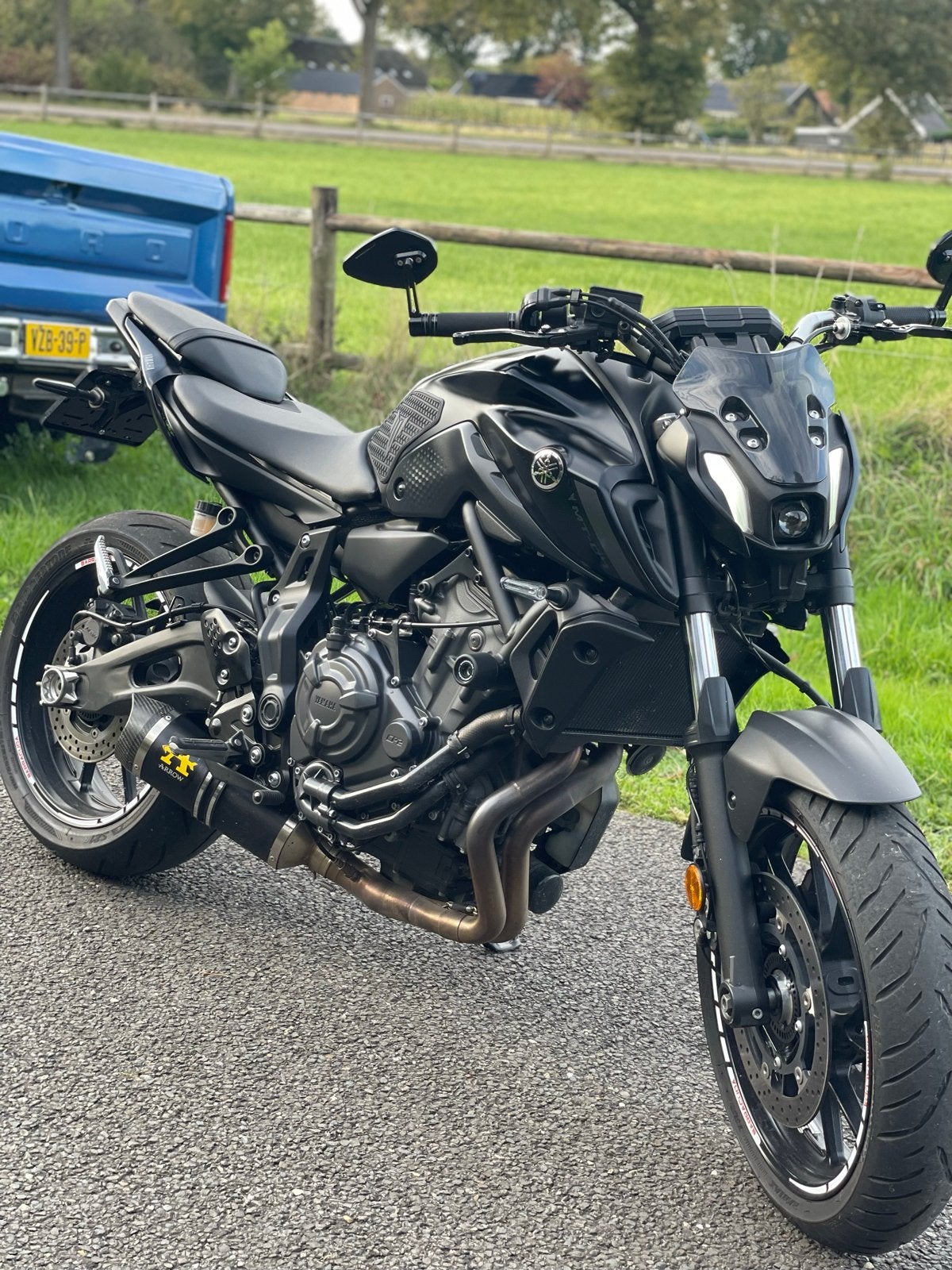 Yamaha MT-07 2021, A2., 2 cilinders, Sportuitlaat, Particulier, Meer dan 35 kW