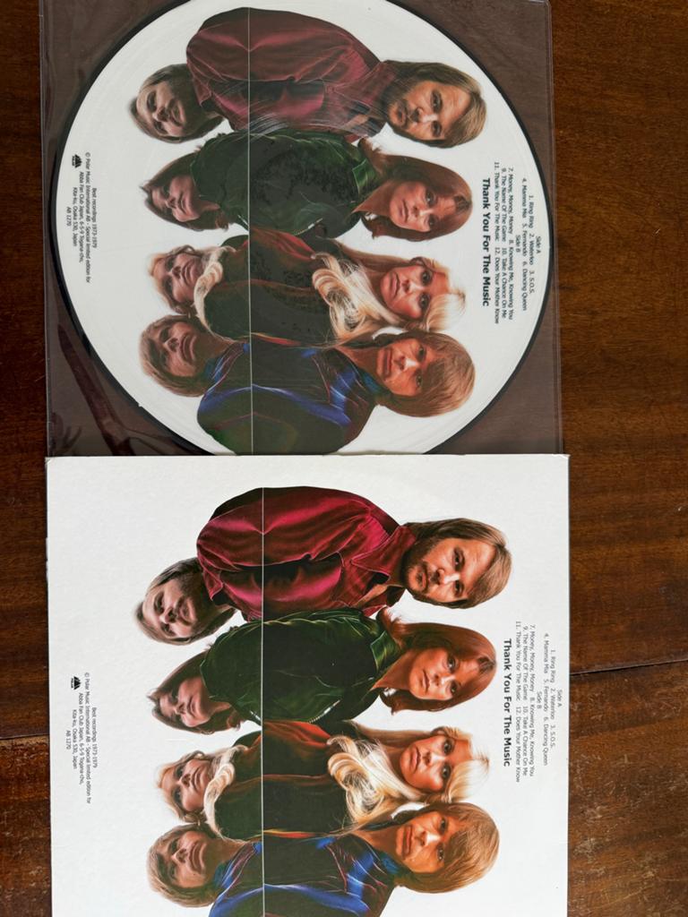 ABBA Picture Disc - Japanse Fanclub Editie (1973-1979), Picture disc, Ophalen of Verzenden, Zo goed als nieuw, 12 inch