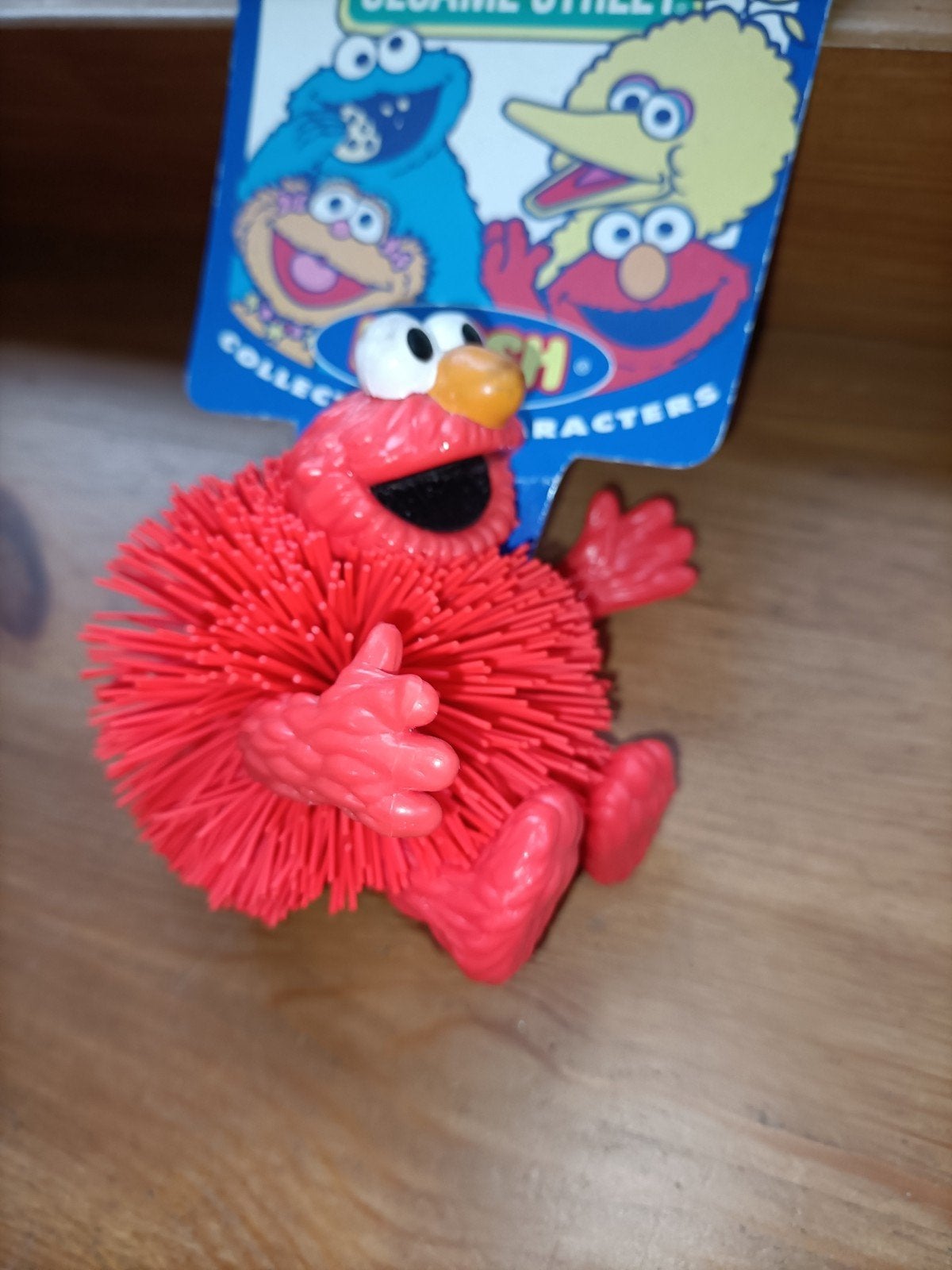 ELMO Sesamstraat Koosh Ball Kooshie VTG 1996 NIEUW ZELDZAAM, Verzamelen, Ophalen of Verzenden