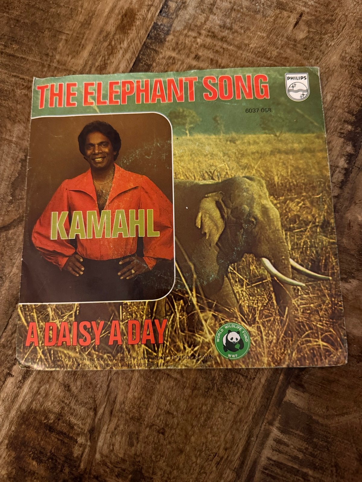 Kamahl - The Elephant Song / A Daisy A Day (Vinyl Single), Gebruikt, 7 inch, Ophalen of Verzenden, Pop