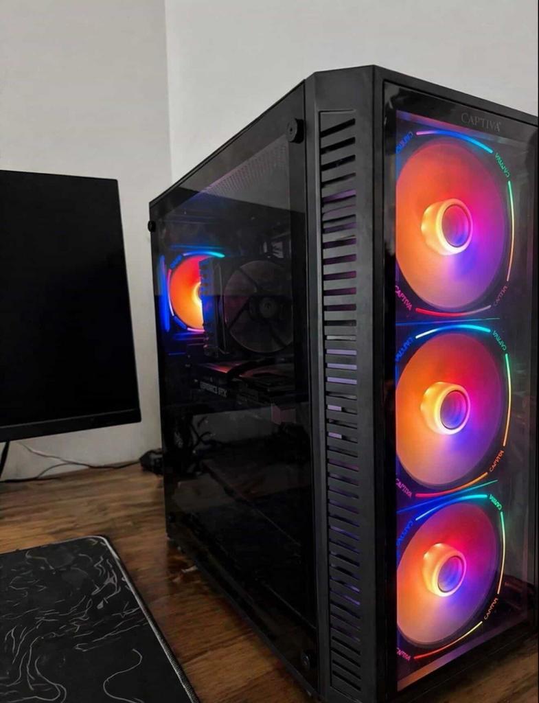 CAPTIVA Gaming PC – Ryzen 7 / RTX 5070 / 32GB / 1TB SSD, Computers en Software, Desktop Pc's, Zo goed als nieuw, 3 tot 4 Ghz, SSD