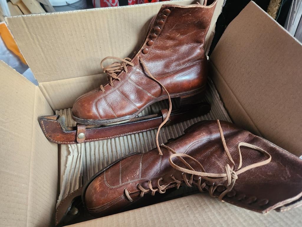 3 paar vintage/antieke kunstschaatsen!, Sport en Fitness, Schaatsen, Ophalen, Gebruikt, Kunstschaatsen, Overige merken