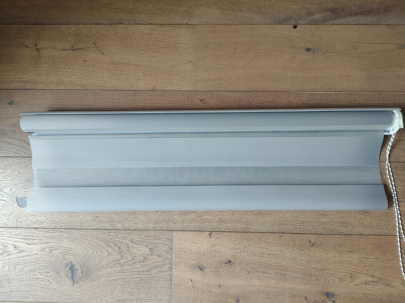 Rolgordijn - blinds - lichtgrijs, Ophalen, Gebruikt, Rolgordijn, Rolgordijn