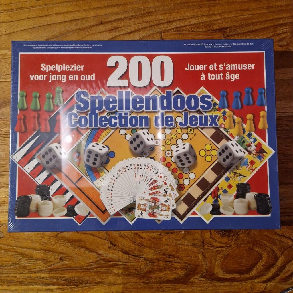200 Spellendoos Collection de Jeux, Hobby en Vrije tijd, Gezelschapsspellen | Bordspellen, Vijf spelers of meer, Ophalen of Verzenden