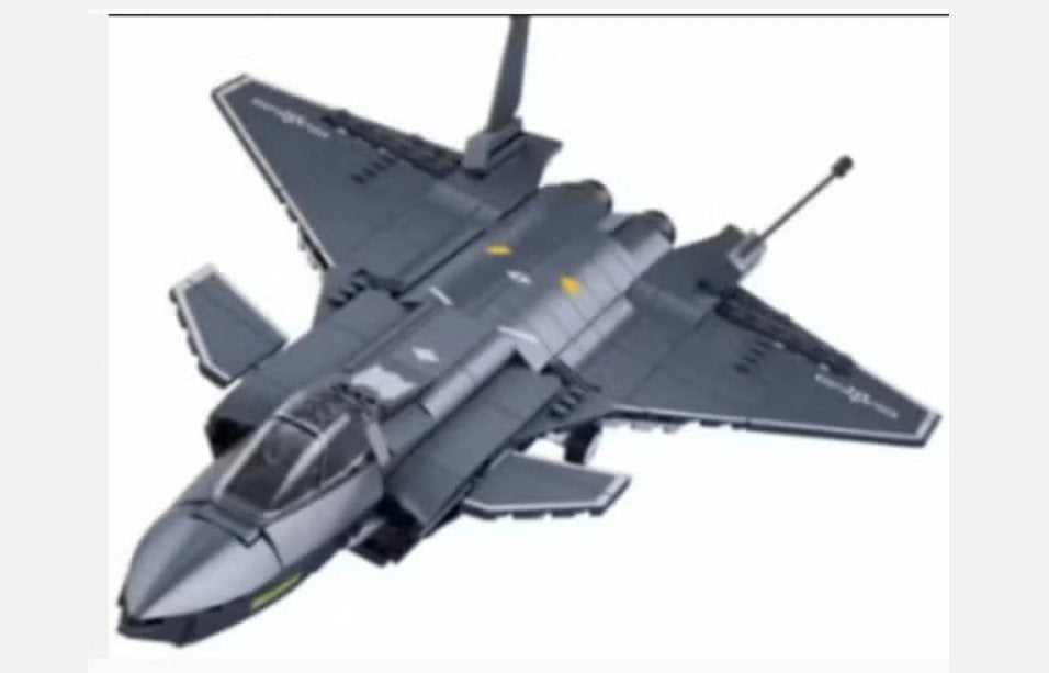 Bouwblokken set Militair - J20 Straaljager (346 blokjes), Ophalen of Verzenden, Nieuw
