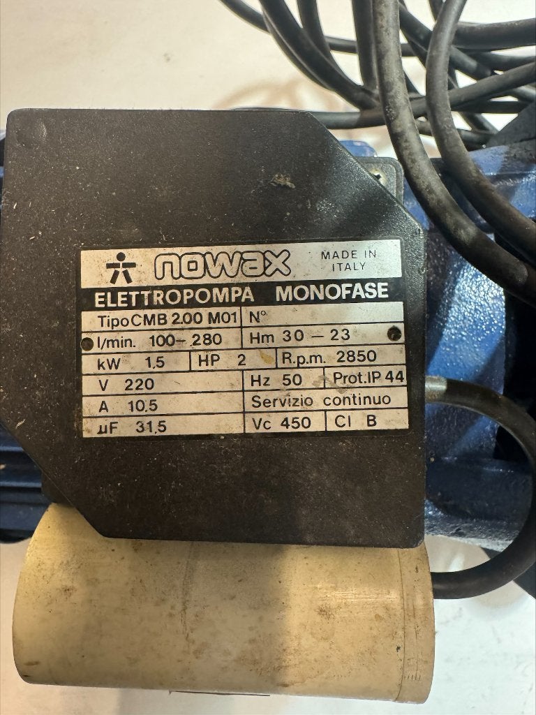 Nowax elektropomp, model CMB 2.00 M01, Nieuw, Ophalen of Verzenden, Nowax, Nvt