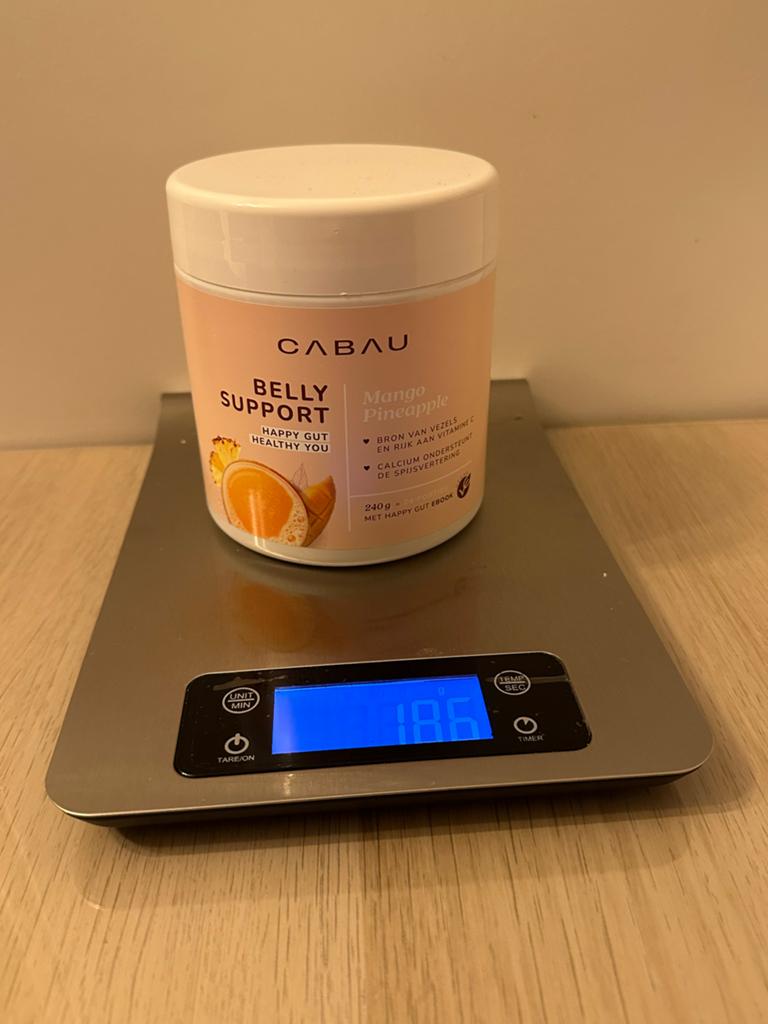Cabau belly support, Sport en Fitness, Ophalen, Nieuw, Poeder of Drank