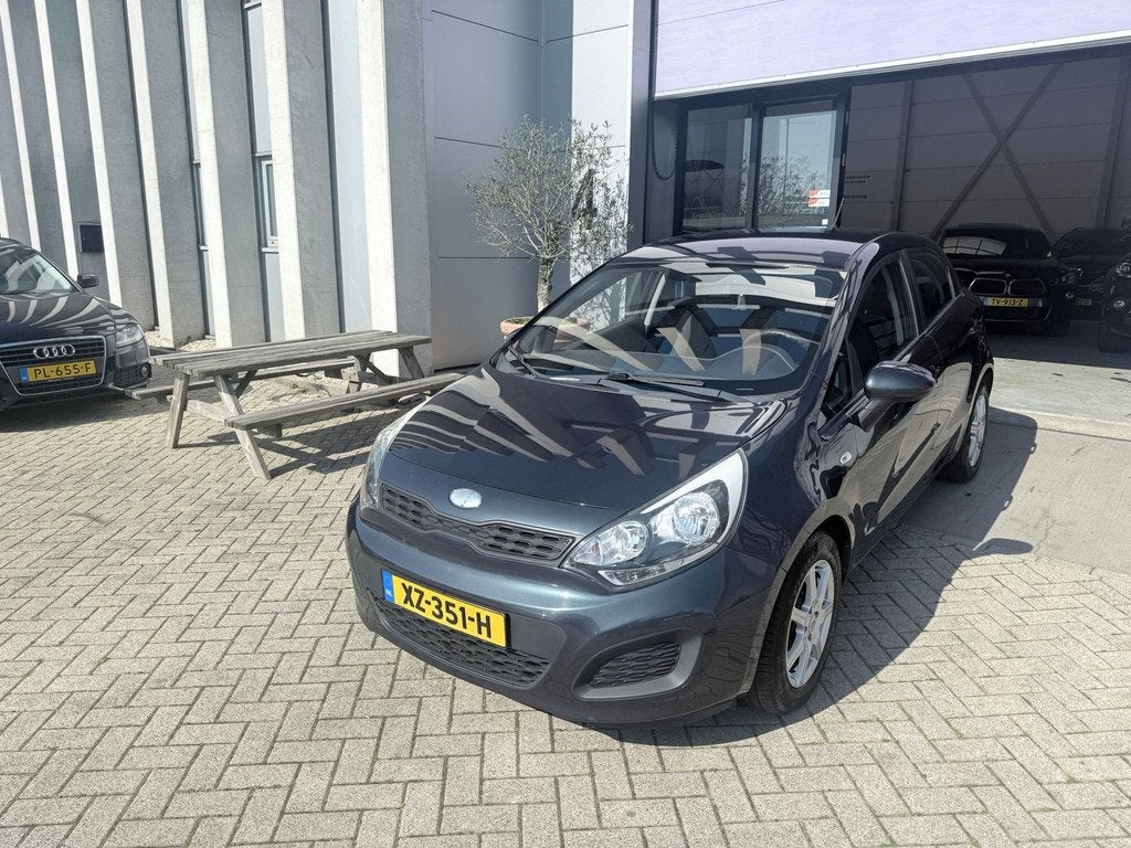 Kia Rio 1.2 CVVT Comfort Pack AIRCO! 5DEURS! INRUIL MOGELIJK, Auto's, Kia, Voorwielaandrijving, Euro 5, Zwart, 4 cilinders