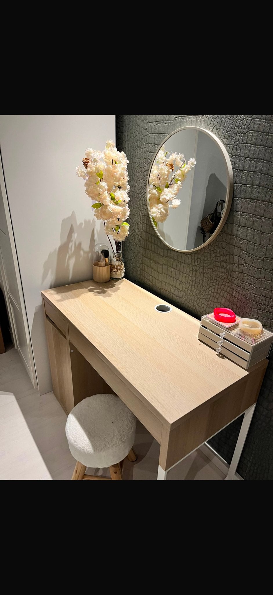 Ikea MICKE bureau/kaptafel, Ophalen, Zo goed als nieuw, Overige merken, Computerbureau