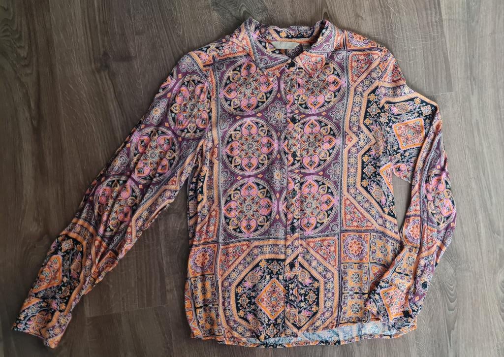 Culture blouse met paisley print - Maat S, Overige kleuren, Ophalen of Verzenden, Zo goed als nieuw, Maat 36 (S)