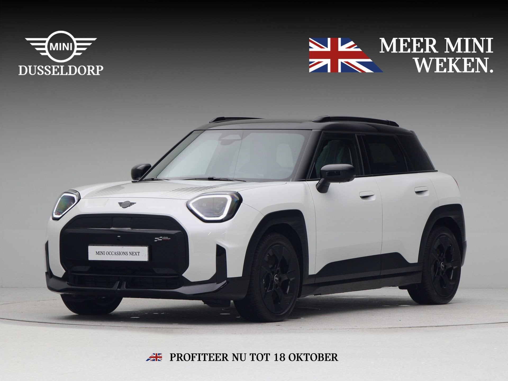 MINI Aceman SE John Cooper Works Pakket XL Accu conditie 100, Auto's, Met garantie (alle), 295 min, Wit, Aceman